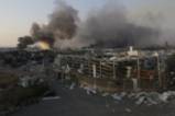 Страховитият взрив в на пристанището в Бейрут