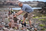 Състезание по редене на камъни в Шотландия