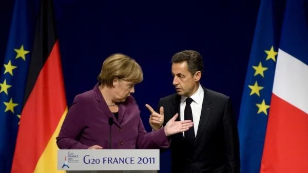 Разногласия в тандема Меркози в първата среща за годината