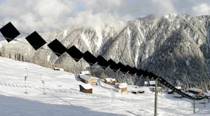 Ски влек със слънчеви крила