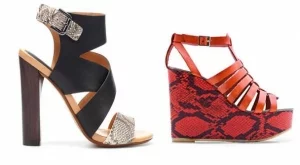 Тенденция за пролетта: Обувки от змийска кожа