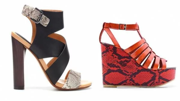 Тенденция за пролетта: Обувки от змийска кожа