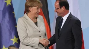 Меркел подкрепи Оланд за ръста