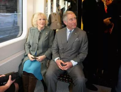 Чарлз и Камила на метрото за 150-годишнината на лондонския метрополитен