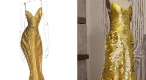 Рокля от злато