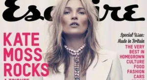 Кейт Мос краси мъжко списание за първи път от 17 години