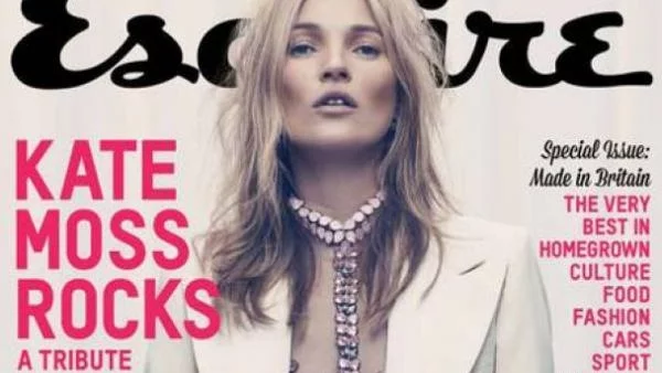 Кейт Мос краси мъжко списание за първи път от 17 години