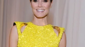 Хайди Клум без и с грим