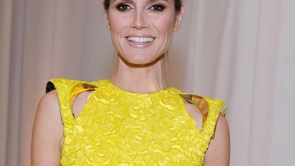 Хайди Клум без и с грим