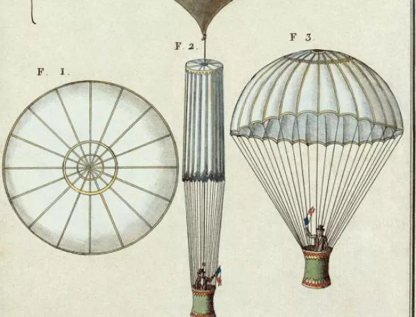 Първият скок с парашут стана на 216 години