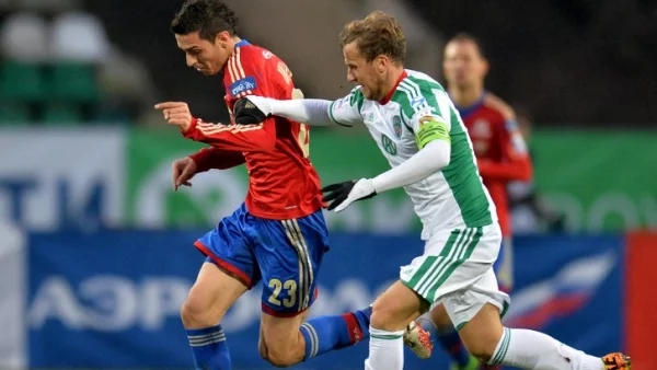 Миланов игра при победа на ЦСКА (Москва)