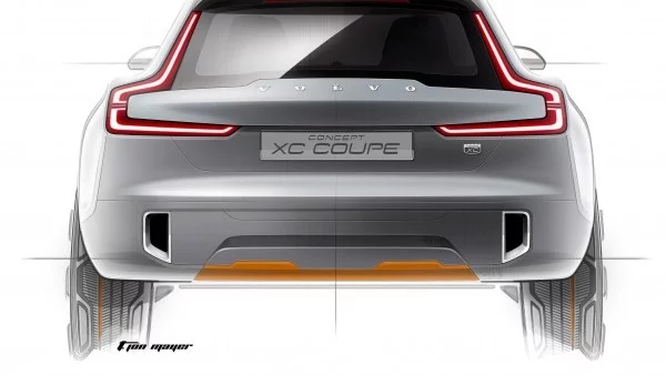 Volvo продължава ултрамодерния дизайн с XC Coupe