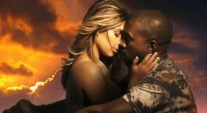 Ким Кардашиян гола в новия клип на Кание