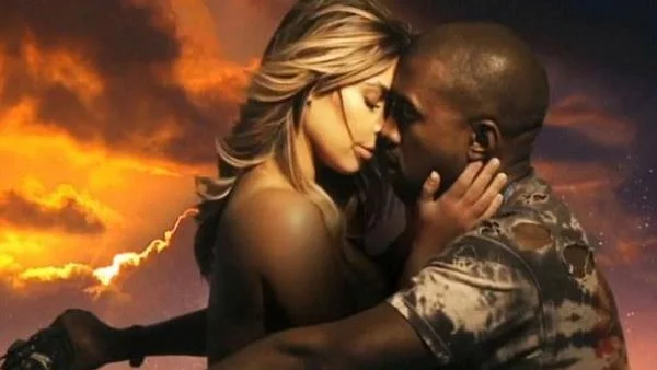 Ким Кардашиян гола в новия клип на Кание