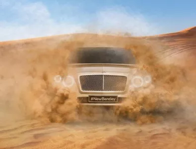Bentley хвърля прах в очите около първия си SUV