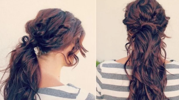 5 идеи за небрежно прибрана коса