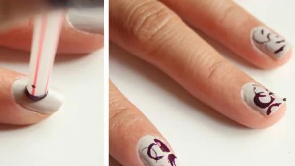 Свеж маникюр със сламка (видео)