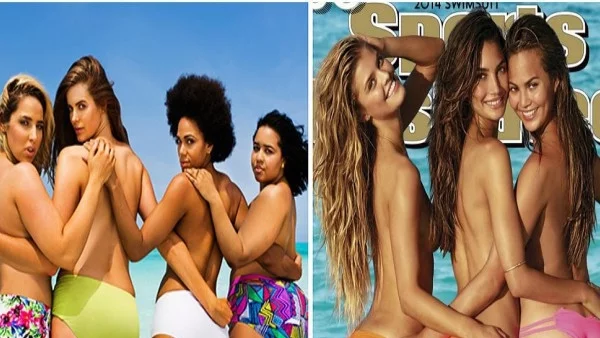 Пищни модели по бански срещу Sports Illustrated