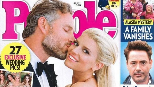 Първи снимки от сватбата на Джесика Симпсън