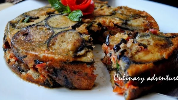 Тортино с патладжани