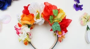 Направи си сама: диадема с цветя