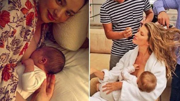 Известни мами за кърменето 