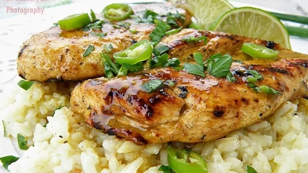 Пиле с кокосово мляко и лайм