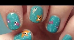 Маникюр с морски обитатели
