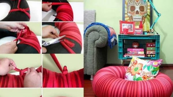 Направи си сам: стол от стара гума