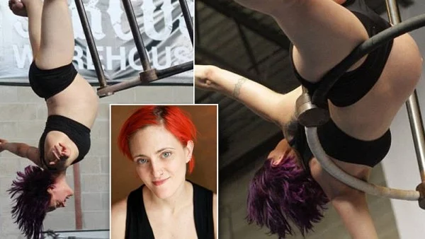 Бременната акробатка, която не спира да "лети“