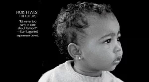 Норт Уест дебютира като модел