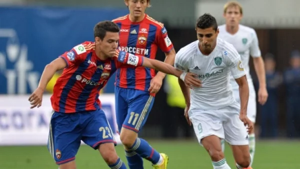 Миланов с цял мач при загуба на ЦСКА в московското дерби