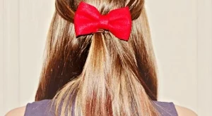 8 бързи прически с панделка