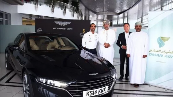 Тестват Aston Martin Lagonda в Оман