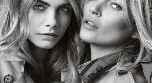 Нови снимки на Кейт Мос и Кара Делевин за Burberry
