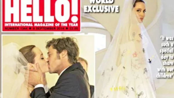 Анджелина и Брад продали сватбените си снимки за 2 млн.