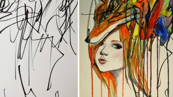 Майка превръща драсканиците на 2-годишната си дъщеря в изкуство