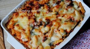 Запечена паста с патладжани