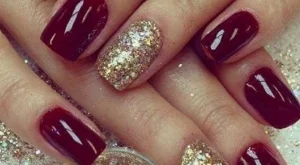 Идеи за маникюр в бордо