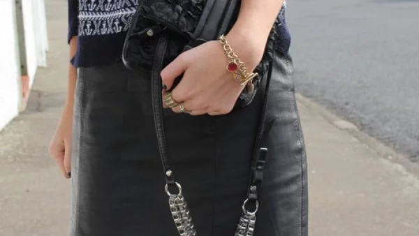 С кожената пола тази есен