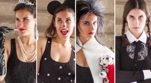 1 къса черна рокля = 4 костюма за Хелоуин