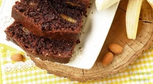 Шоколадов кейк с банан