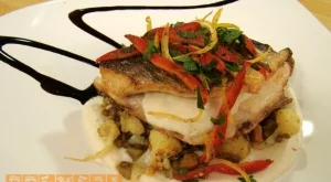 Печена риба с леща и карфиол