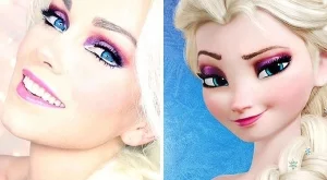 Гримьорка се трансформира в известни филмови герои