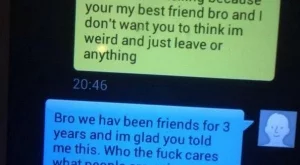 Тийнейджър признава, че е гей на приятеля си. Вижте реакцията му