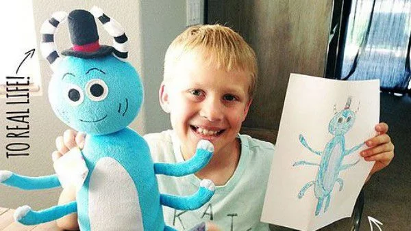 Компания превръща детски рисунки в играчки   