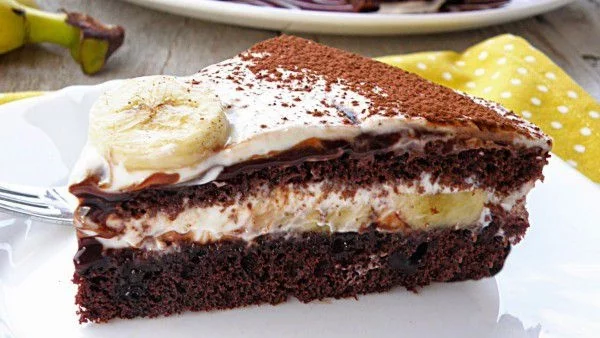 Лесна торта с банани