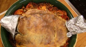 Печен шаран в сметанов сос