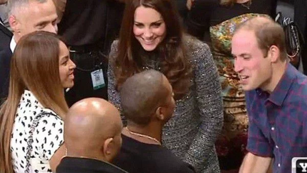 Кейт и Уилям на мач с Бионсе и Джей Зи