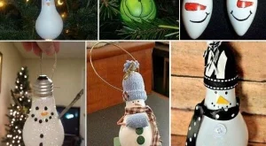 Коледна декорация с крушки